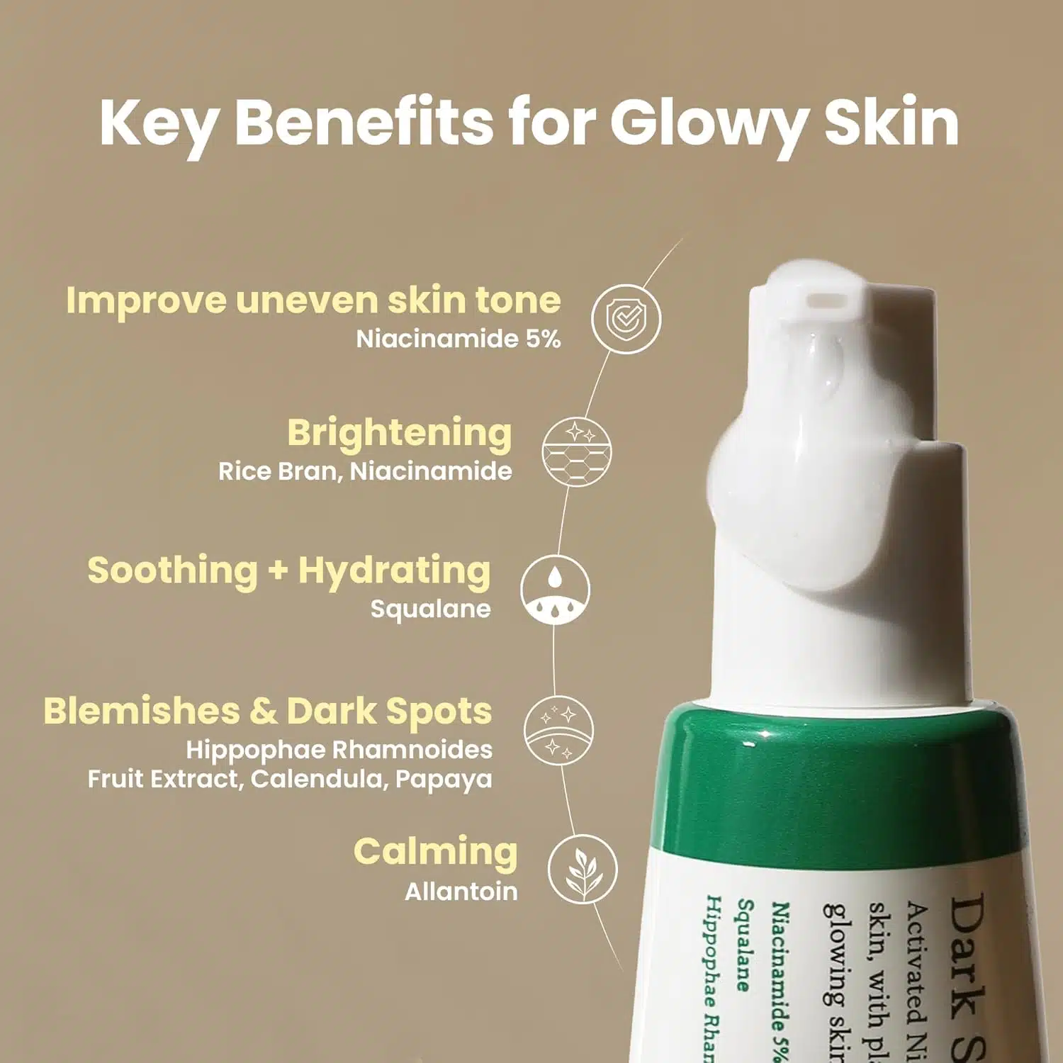 سرم ضدلک شفاف کننده و از بین برنده جای جوش دارک اسپات اکسیس وای AXIS-Y Dark Spot Correcting Glow Serum حجم 50 میلی لیتر
