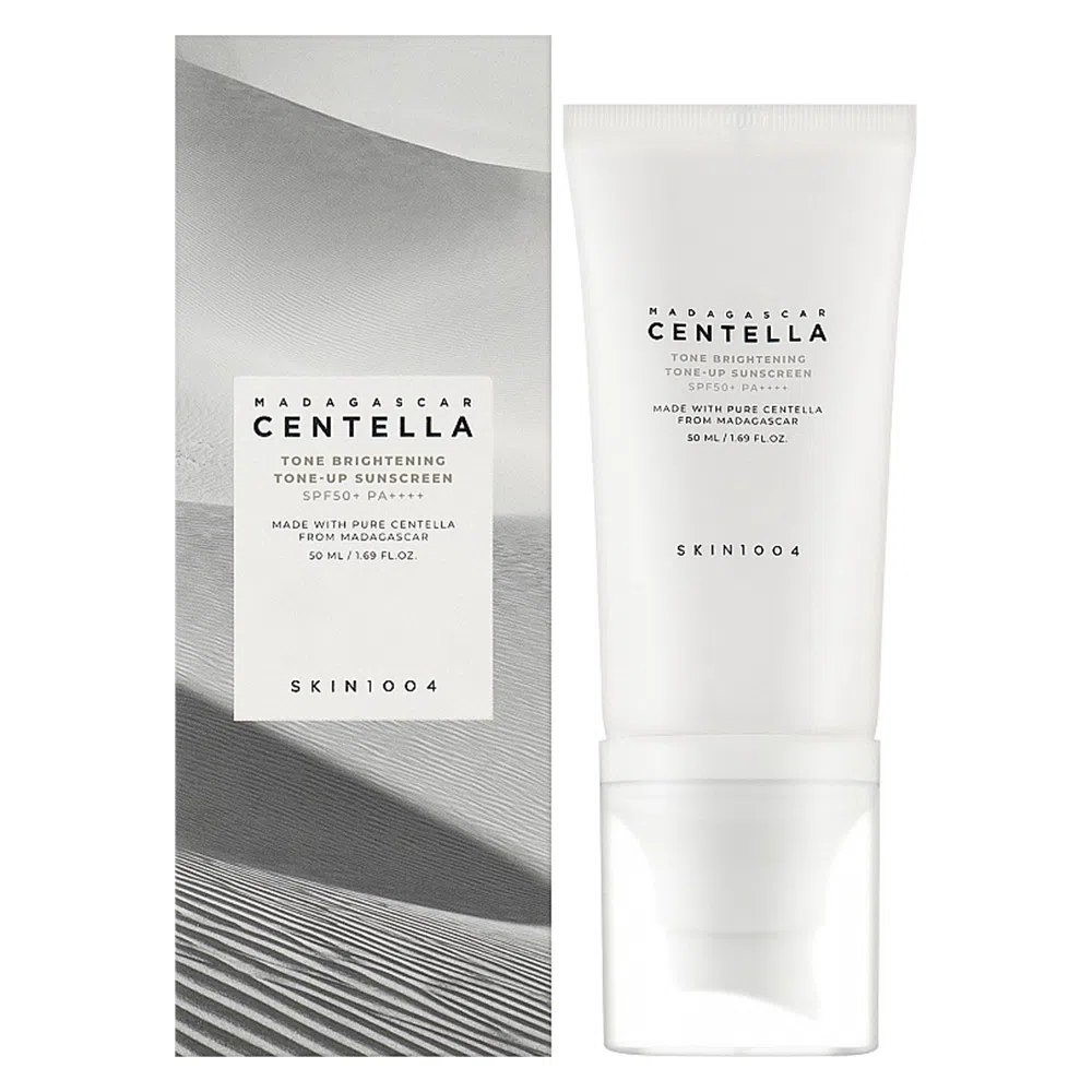 کرم ضد آفتاب ضد لک و روشن کننده تون آپ سنتلا اسکین CENTELLA TONE BRIGHTENING TONE-UP SUNSCREEN SPF50 حجم 50 میلی لیتر