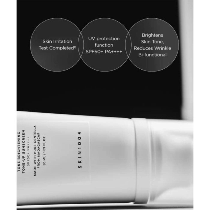 کرم ضد آفتاب ضد لک و روشن کننده تون آپ سنتلا اسکین CENTELLA TONE BRIGHTENING TONE-UP SUNSCREEN SPF50 حجم 50 میلی لیتر