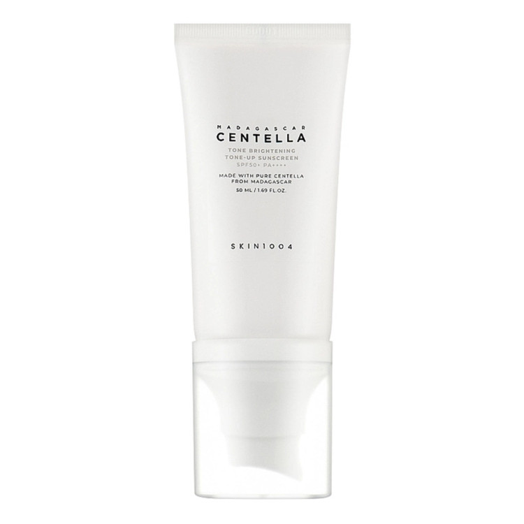 کرم ضد آفتاب ضد لک و روشن کننده تون آپ سنتلا اسکین CENTELLA TONE BRIGHTENING TONE-UP SUNSCREEN SPF50 حجم 50 میلی لیتر