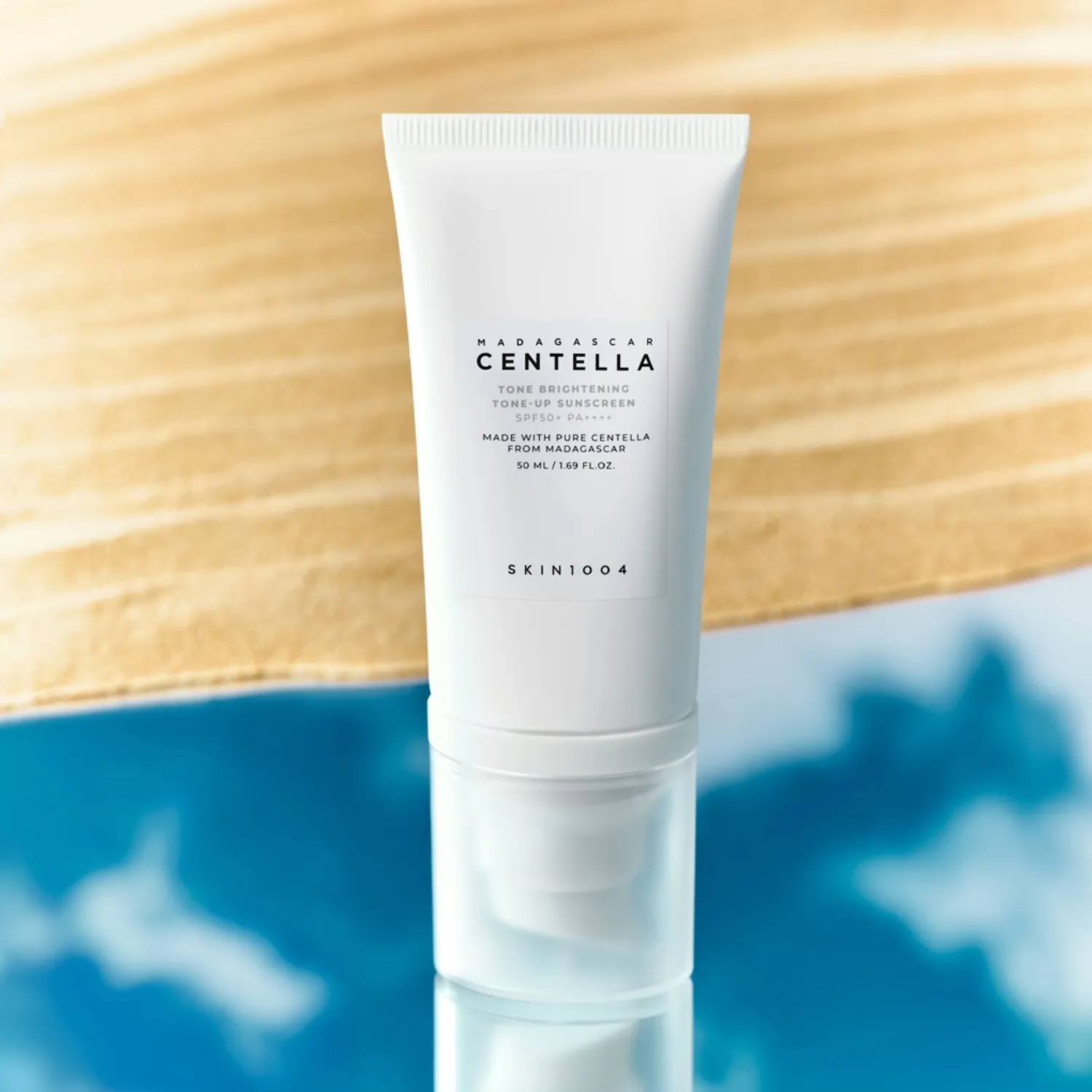 کرم ضد آفتاب ضد لک و روشن کننده تون آپ سنتلا اسکین CENTELLA TONE BRIGHTENING TONE-UP SUNSCREEN SPF50 حجم 50 میلی لیتر