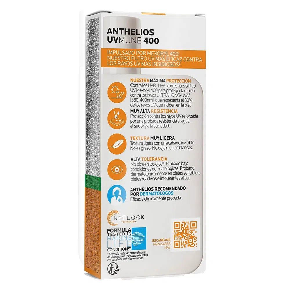 کرم ضد آفتاب بی رنگ کنترل چربی فلوئیدی لاروش پوزای LA ROCHE POSAY ANTHELIOS UVMUNE 400 OIL CONTROL FLUID SPF50 حجم 50 می