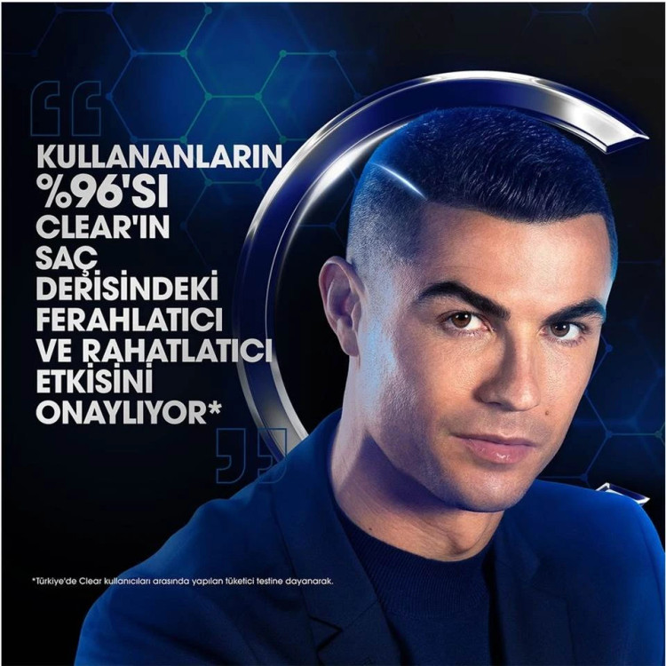 شامپو مو ضد شوره کلیر مردانه ورزشی نعناع CLEAR MEN Cool Sport Menthol حجم 350 میلی لیتر