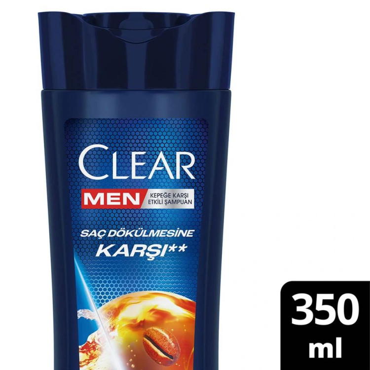 شامپو مو ضد شوره کلیر مردانه ضد ریزش مو CLEAR MEN Saç Dökülmesine Karşı حجم 350 میلی لیتر