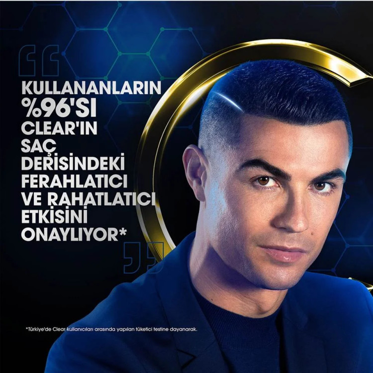 شامپو مو ضد شوره کلیر مردانه کریستیانو رونالدو CLEAR MEN LEGEND BY CR7 (CR7) حجم 350 میلی لیتر