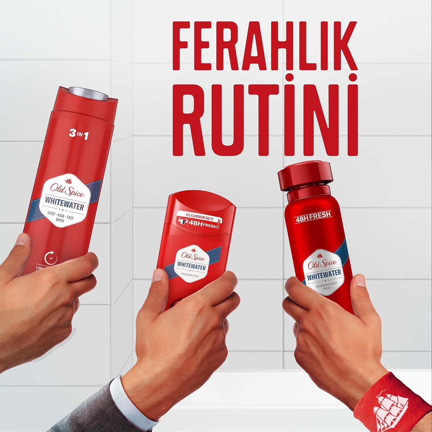 مام صابونی اولد اسپایس مدل وایت واتر OLD SPICE White Water حجم 50 میلی لیتر