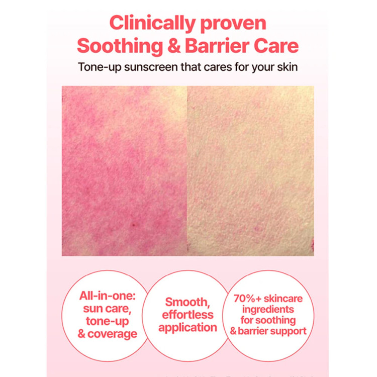 ضدآفتاب سرمی تونآپ شماره 3 نامبوزین +SPF50 مدل Blur محوکننده منافذ و یکدستکننده پوست حجم 50 میلیلیتر