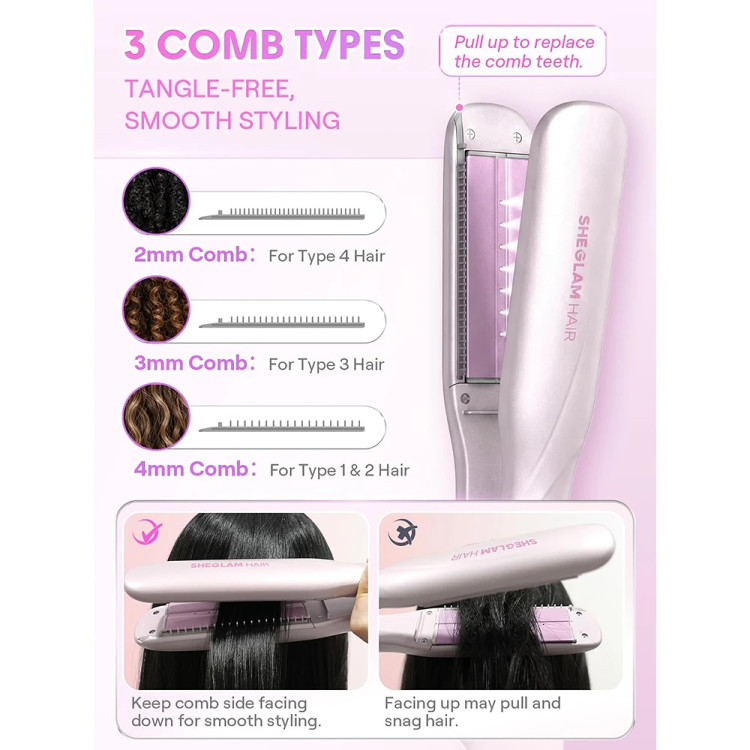 اتو مو بخاردار شیگلم مدل Hydra Shot Steam Iron Pro