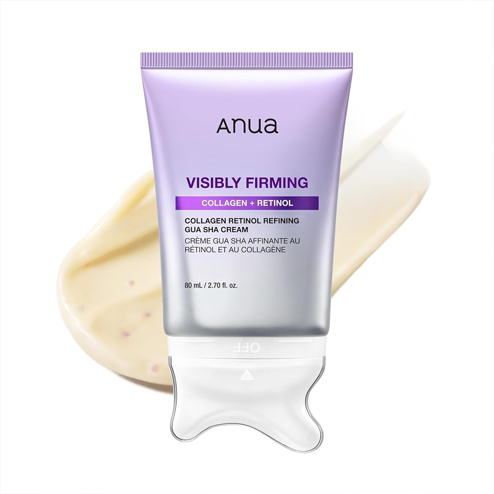 کرم گواشا رتینول و کلاژن آنوا ANUA Collagen Retinol Refining Gua Sha Cream 80ml