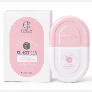 ضد آفتاب استلین صورتی اورجینال حجم 50 میل spf50 ضد لک و ضد جوش فاقد چربی و بافت سبک مخصوص انواع پوست